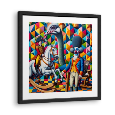 Fantasia Geometrica del Circo - Stampe su Tela