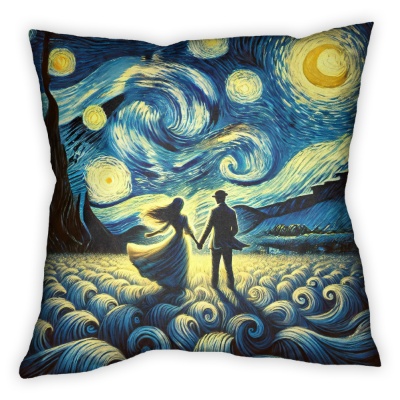 Walk in the Starry Night - Canvas Prints
