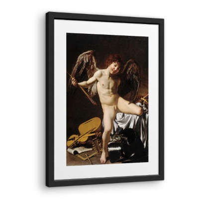 L'amore trionfa su ogni cosa Cupido - Stampe su Tela