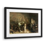 L'atelier dell'artista, una vera allegoria che riassume sette anni della mia vita artistica e morale - Stampe su Tela