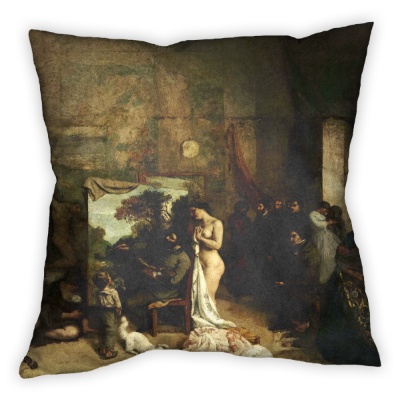 L'atelier dell'artista, una vera allegoria che riassume sette anni della mia vita artistica e morale - Stampe su Tela