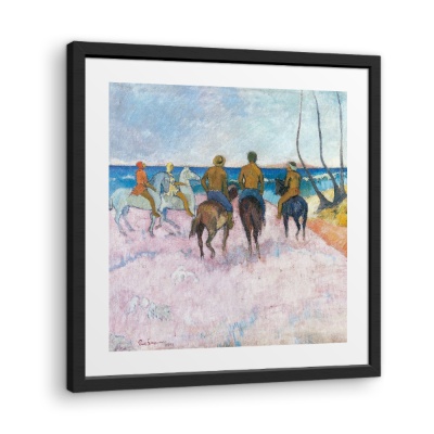 Cavalieri sulla spiaggia - Stampe su Tela