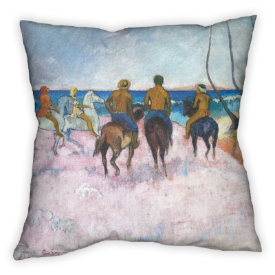 Cavalieri sulla spiaggia - Stampe su Tela