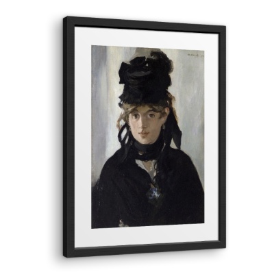 Berthe Morisot con un mazzo di violette - Stampe su Tela