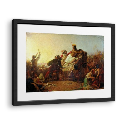 Pizarro Seizing the Inca of Peru - Canvas Prints