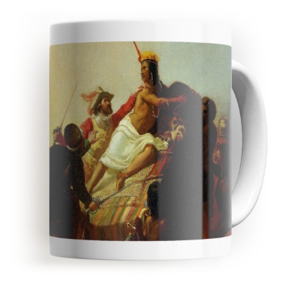 Pizarro Seizing the Inca of Peru - Canvas Prints