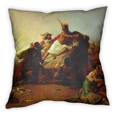 Pizarro Seizing the Inca of Peru - Canvas Prints