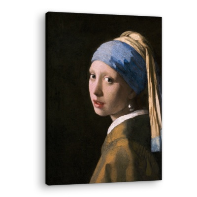 Ragazza con l'orecchino di perla - Stampe su Tela