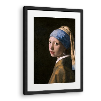 Ragazza con l'orecchino di perla - Stampe su Tela