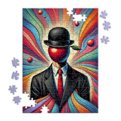 Il Figlio dell'Uomo tra Flussi di Colore - Stampe su Tela