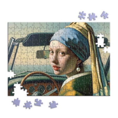 Ragazza con l'Orecchino di Perla al Volante - Stampe su Tela