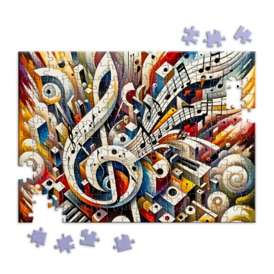 Sinfonia Astratta in Chiave di Violino - Stampe su Tela