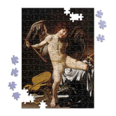 L'amore trionfa su ogni cosa Cupido - Stampe su Tela