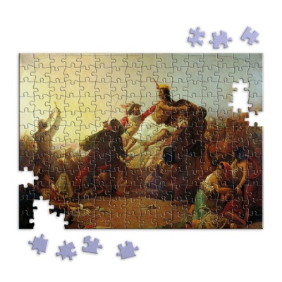 Pizarro Seizing the Inca of Peru - Canvas Prints