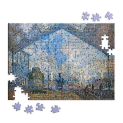 La Stazione di Saint Lazare - Stampe su Tela