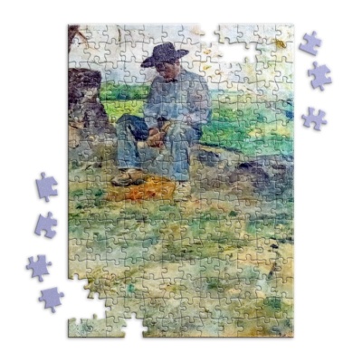 Il giovane Routy a Celeryan - Canvas Prints