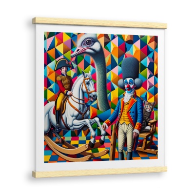 Fantasia Geometrica del Circo - Stampe su Tela