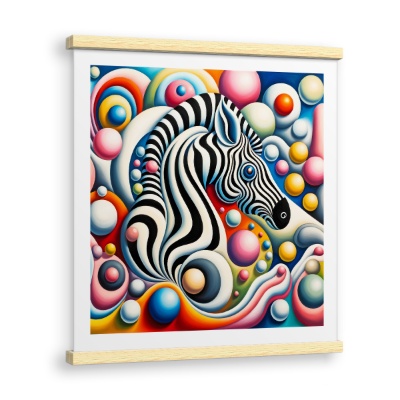 Sogno di Zebra Surrealista - Stampe su Tela