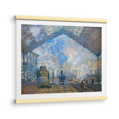 La Stazione di Saint Lazare - Stampe su Tela