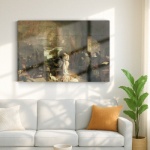 L'atelier dell'artista, una vera allegoria che riassume sette anni della mia vita artistica e morale - Stampe su Tela