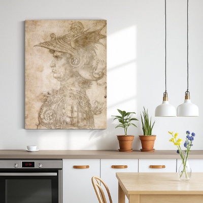 Profile of an Ancient Captain - Canvas Prints
