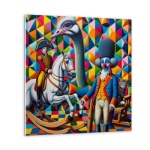 Fantasia Geometrica del Circo - Stampe su Tela