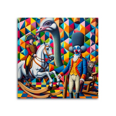 Fantasia Geometrica del Circo - Stampe su Tela