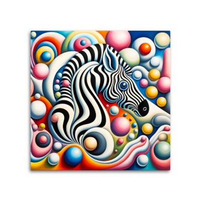 Sogno di Zebra Surrealista - Stampe su Tela