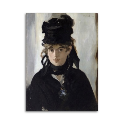 Berthe Morisot con un mazzo di violette - Stampe su Tela