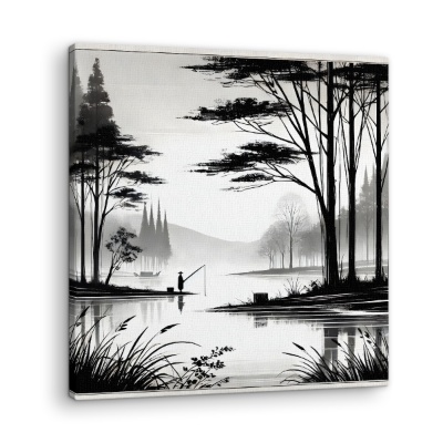 Alberi in Bianco e Nero - Stampe su Tela