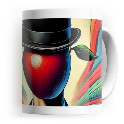 Il Figlio dell'Uomo tra Flussi di Colore - Stampe su Tela