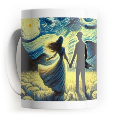 Walk in the Starry Night - Canvas Prints