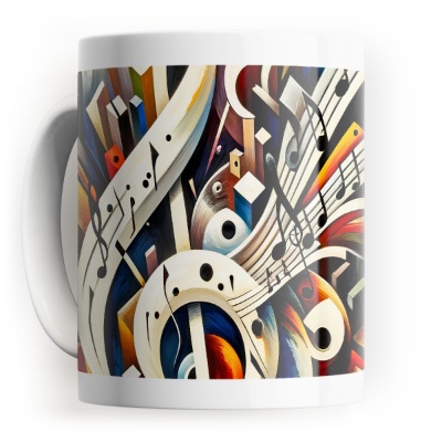 Sinfonia Astratta in Chiave di Violino - Stampe su Tela