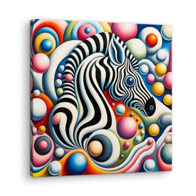 Sogno di Zebra Surrealista - Stampe su Tela